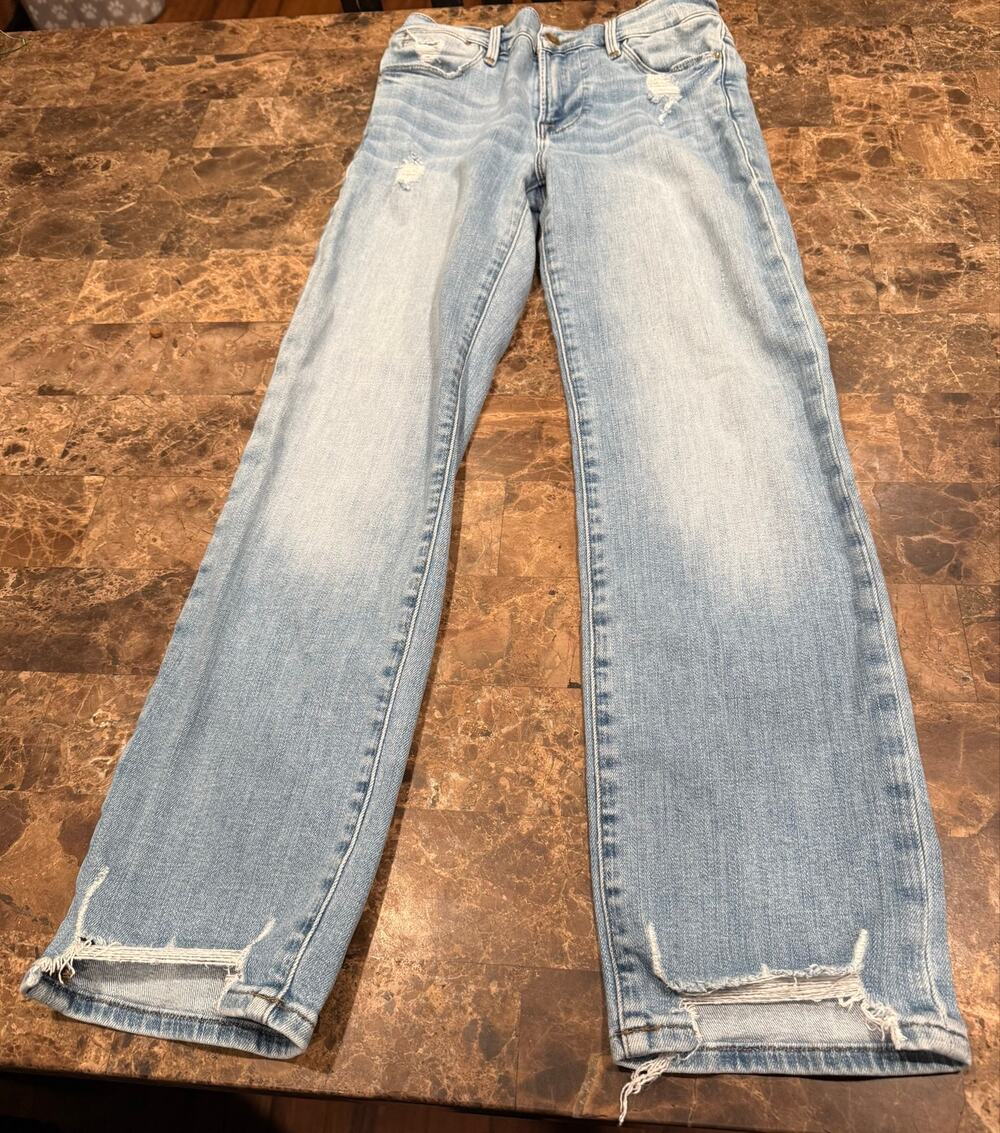 Frame Le High Straight Distressed Jeans Womens Size 25